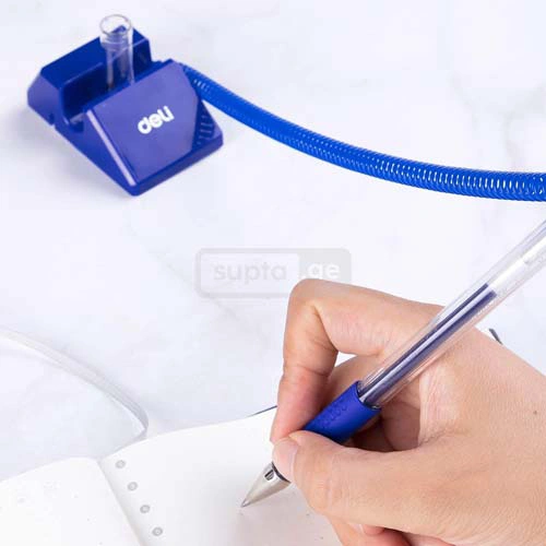 DELI Standing Desk Pen with Blue Design E6791